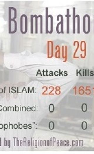 Etter 29 dagers ramadan teller vi 1651 døde. Gratulerer til alle gode muslimer som bidro til denne markeringen av den hellige måned.