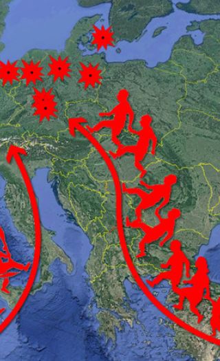 Det islamske barbariet velter inn over Europa.