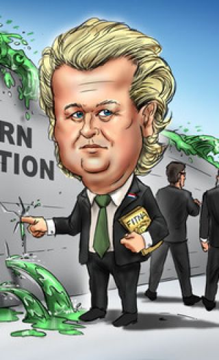 Geert Wilders advarer mot å svikte de europeiske frihetsverdier.