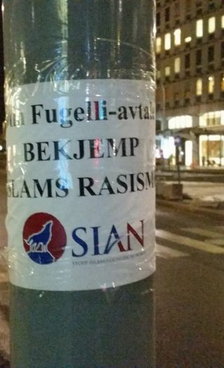 hele kvartalet ble tapetsert til Fugellis minne