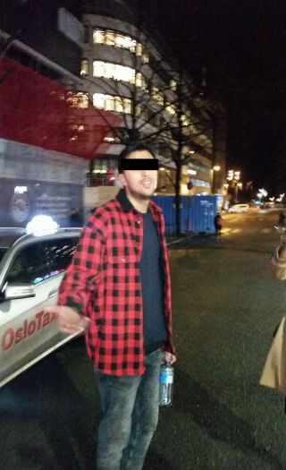 Gjerningsmann med unorsk oppførsel.