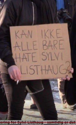 Noen finner mening i livet ved å hate Listhaug