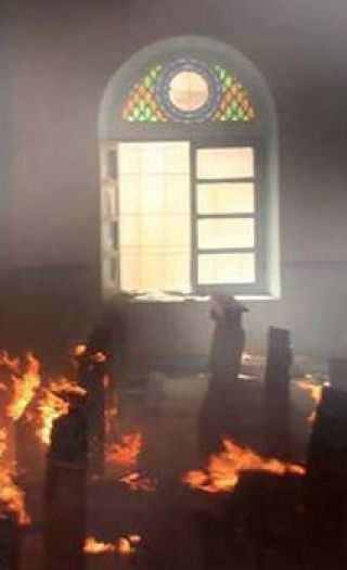 Kirke i Midt Østen som opplevde ekte islam. SIAN vil hindre de gode muslimene å gjøre det samme i Norge.